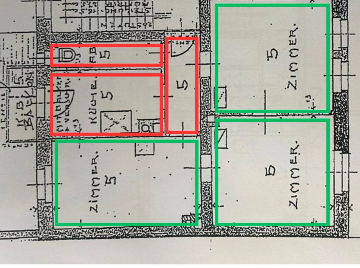 LDP Group client case Nuremberg: floor plan after the full renovation and conversion