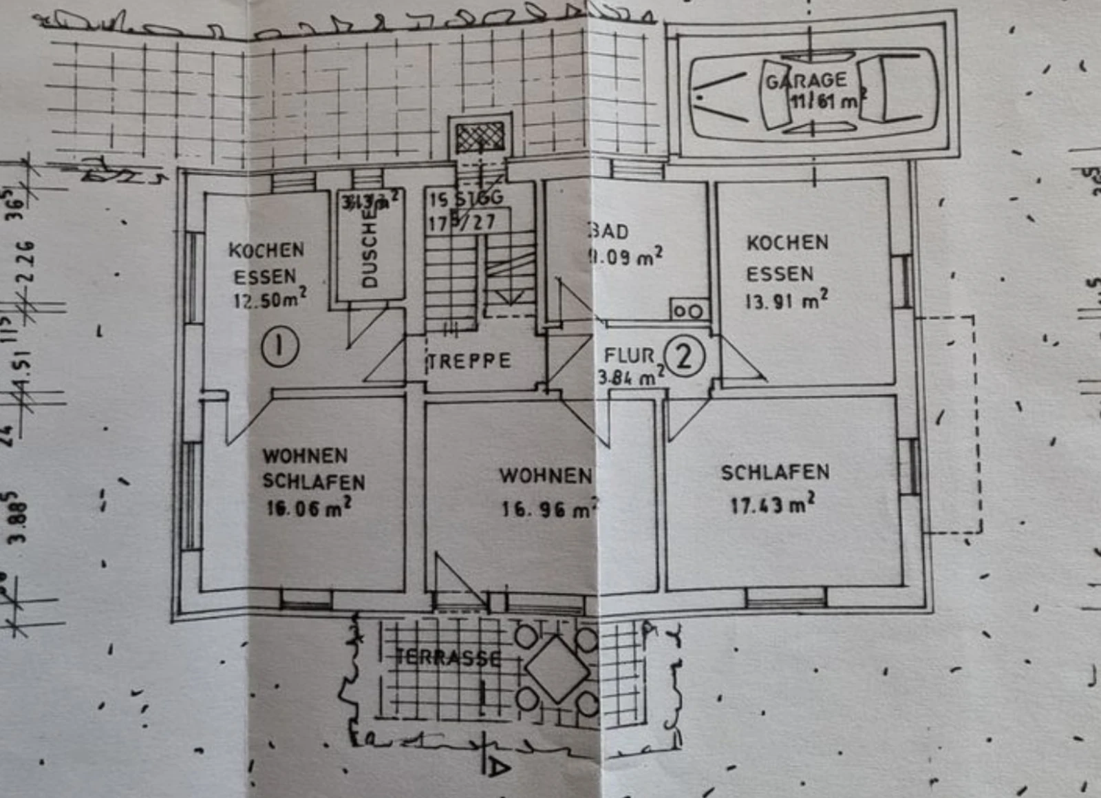 LDP Group client case Vilshofen, Lower Bavaria: floor plan before the modernisation