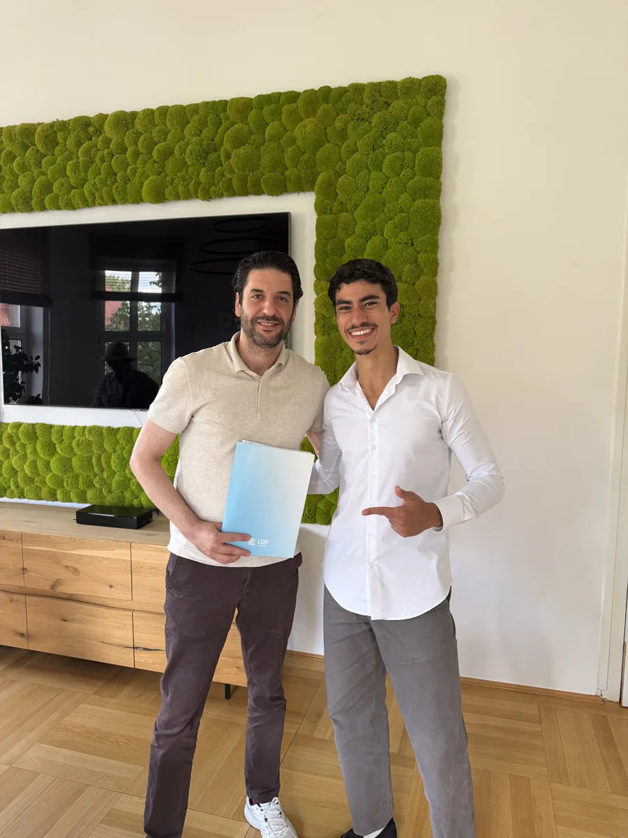 Client and LDP consultant after the notary signing